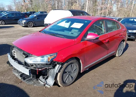 2022 Hyundai Ioniq Hybrid Se z USA, uszkodzony, nr VIN KMHC75LCXNU285586